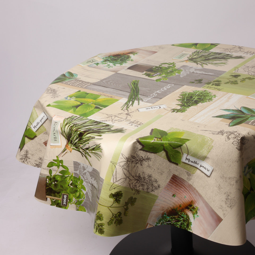 Rund voksdug Ø 138 cm r-lok38-8