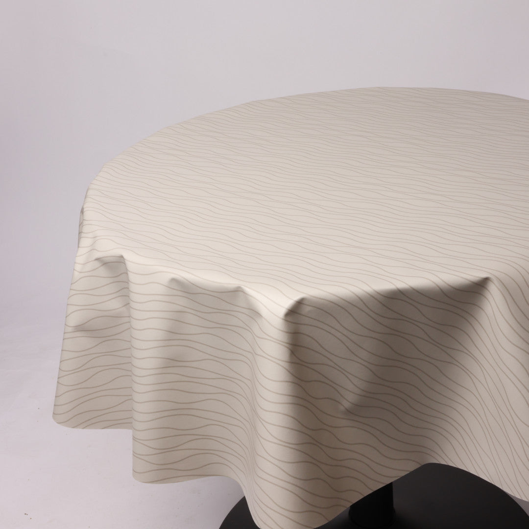 Rund voksdug Ø 138 cm r-lok42-7