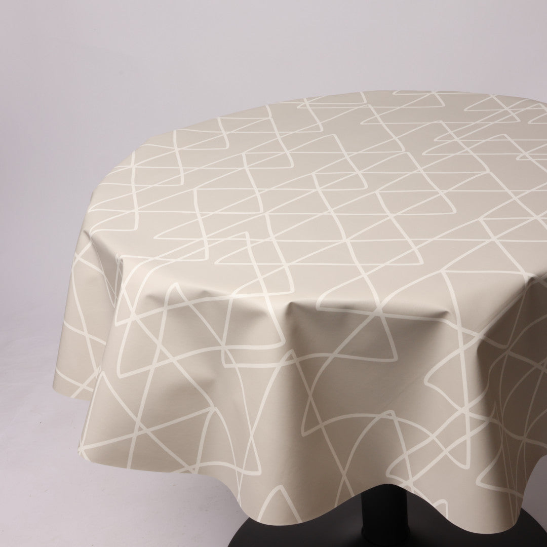 Rund voksdug Ø 138 cm r-lok43-6