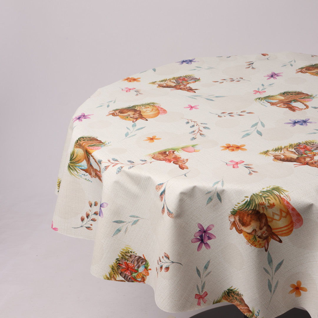 Rund voksdug Ø 138 cm r-lok50-1