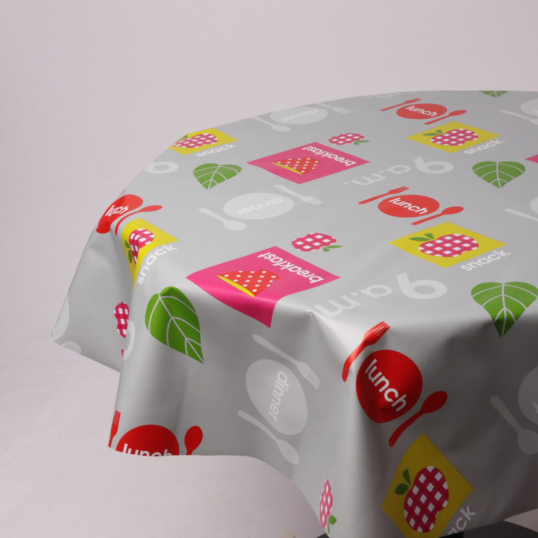 Rund voksdug Ø 138 cm r-lok52-1