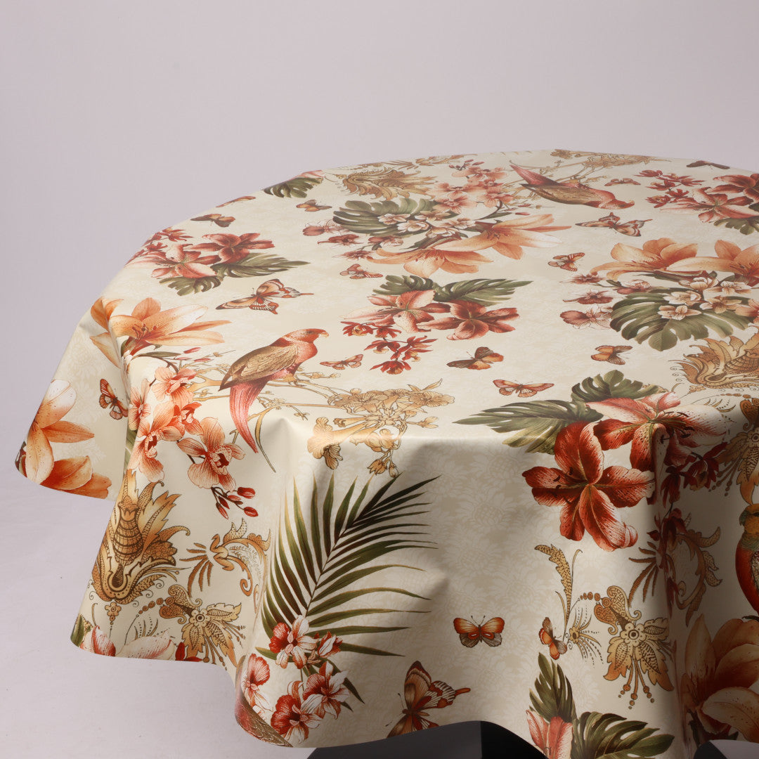 Rund voksdug Ø 138 cm r-lok56-6