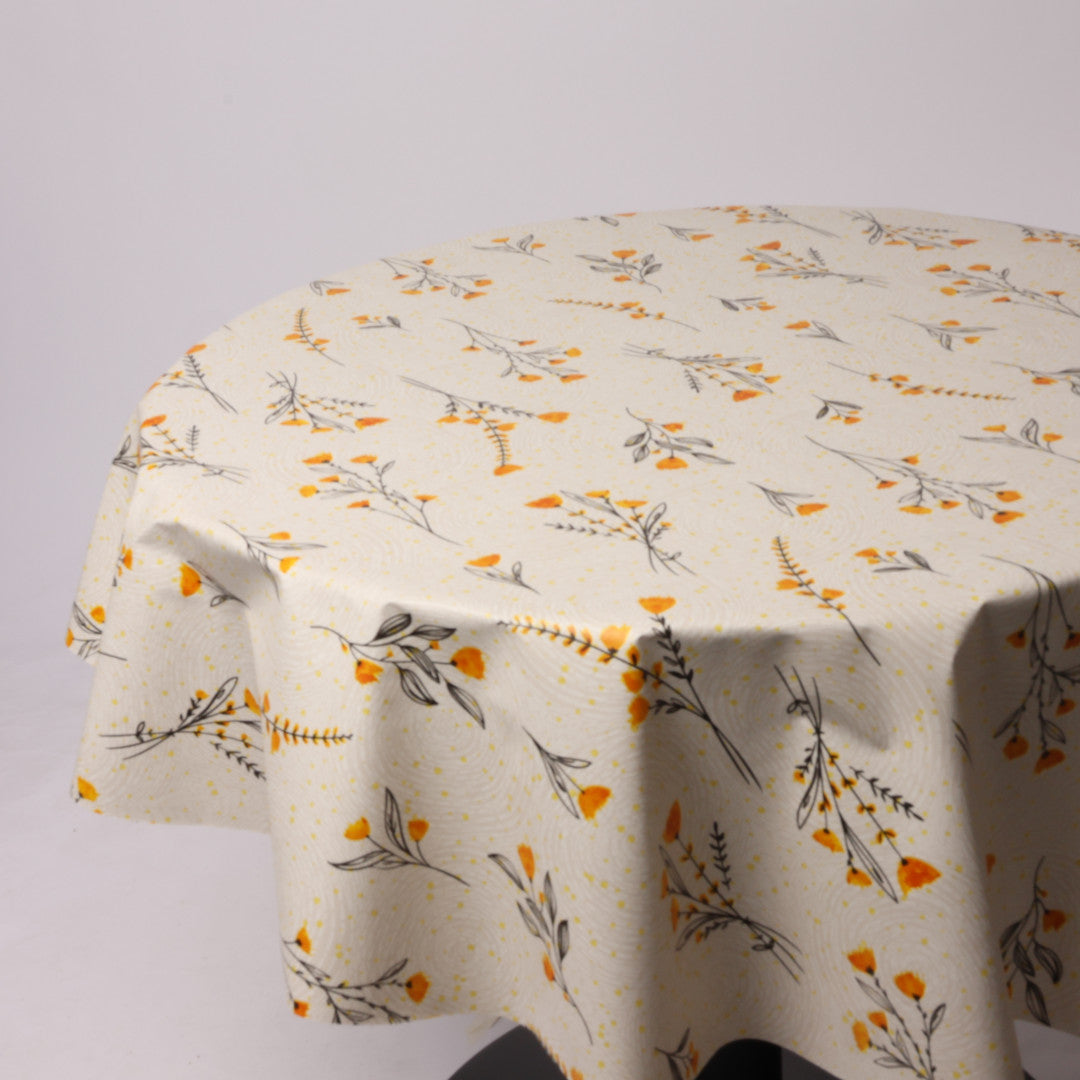 Rund voksdug Ø 138 cm r-lok57-3