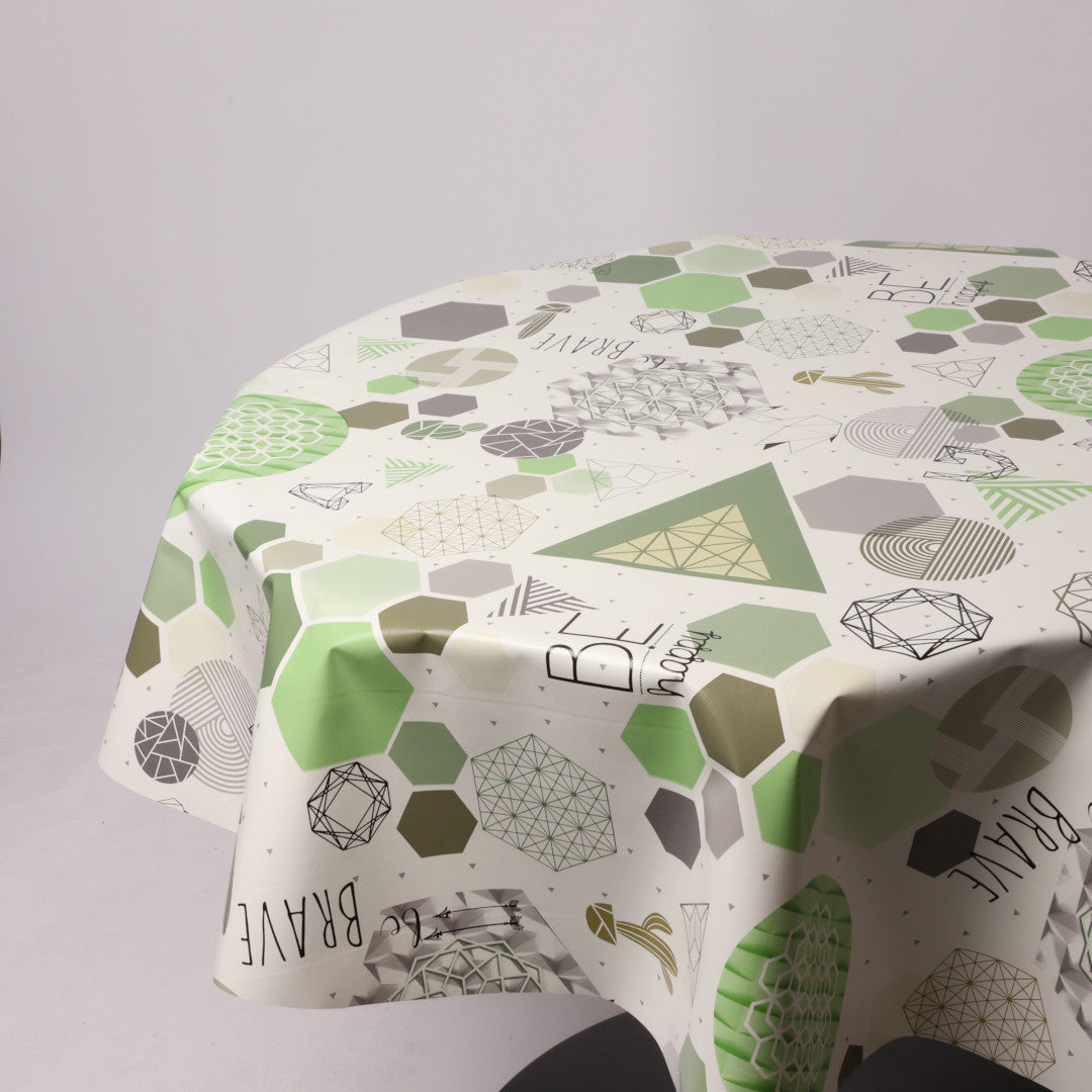 Rund voksdug Ø 138 cm r-lok59-6