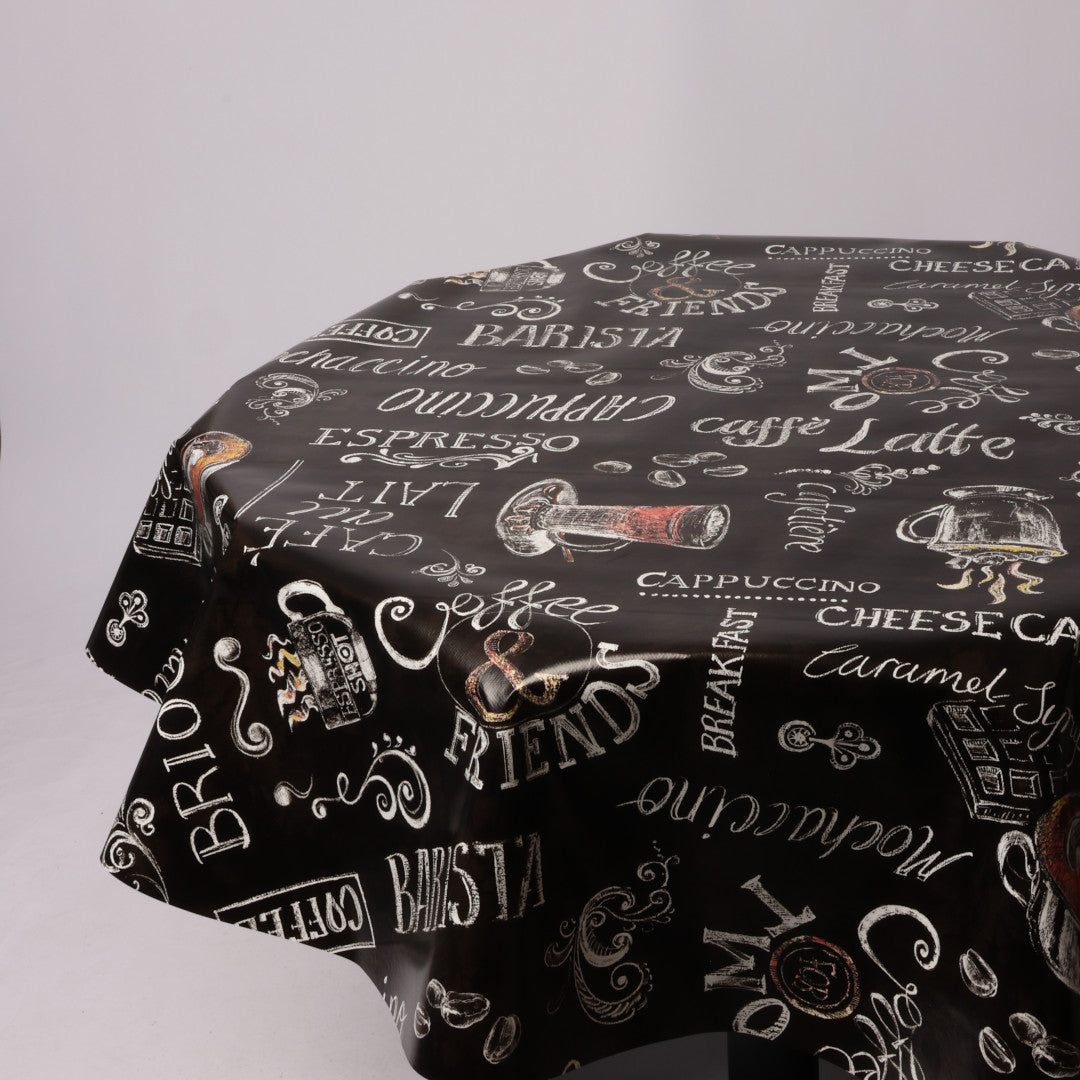 Rund voksdug Ø 138 cm r-lok59-9