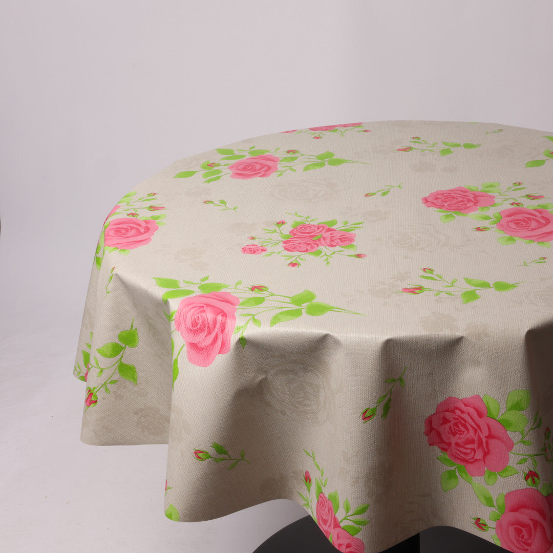 Rund voksdug Ø 138 cm r-lok63-4