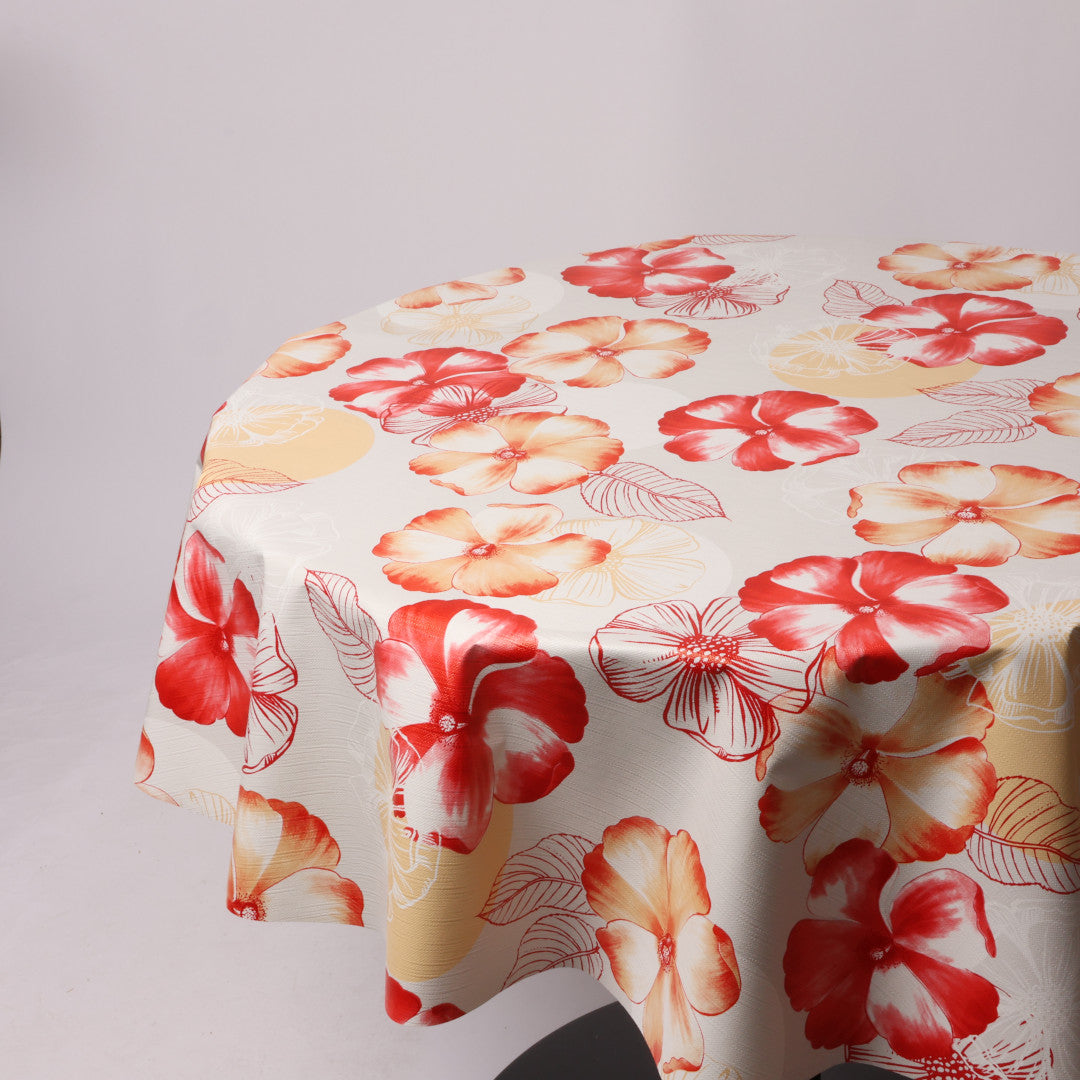 Rund voksdug Ø 138 cm r-lok66-3