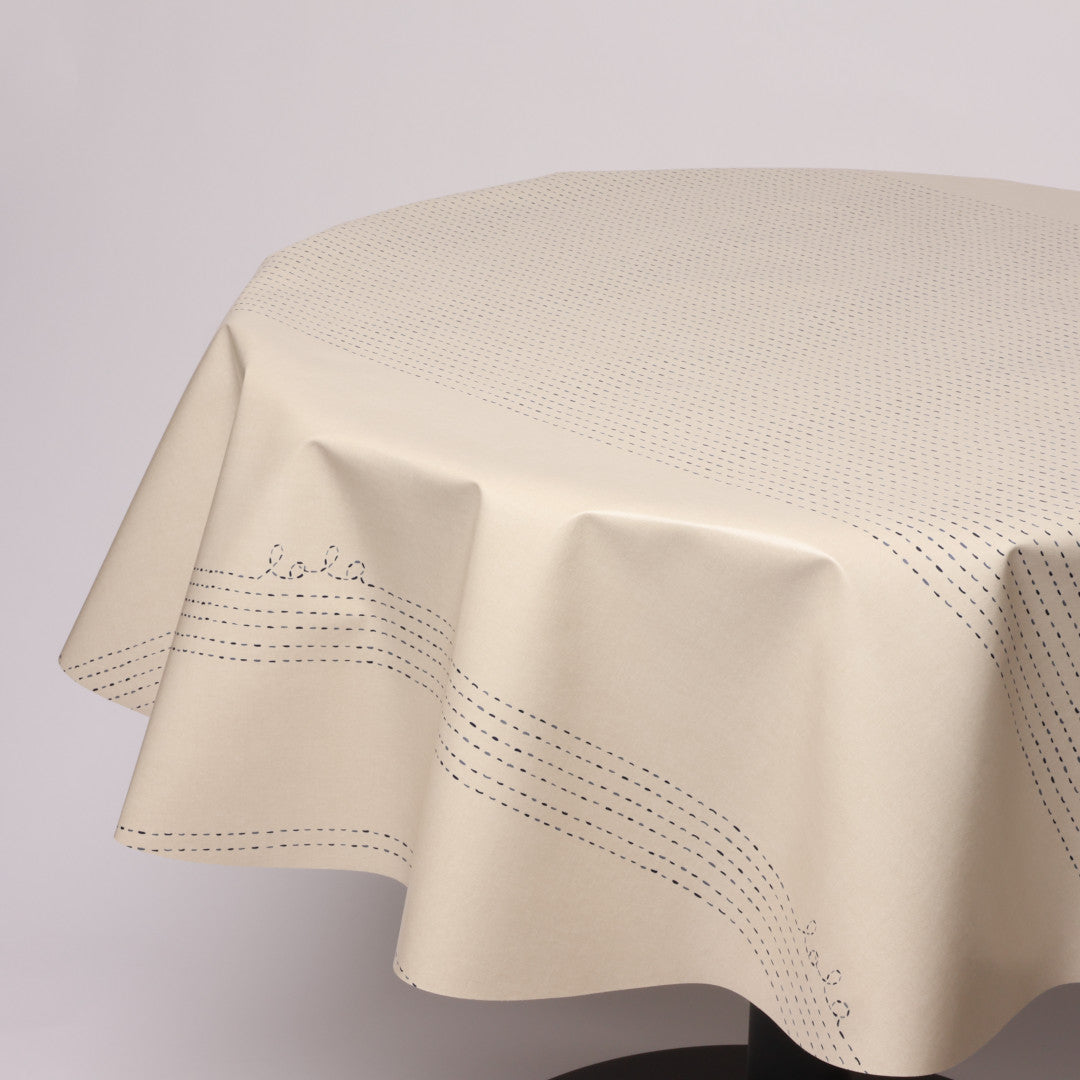 Rund voksdug Ø 138 cm r-lok69-10