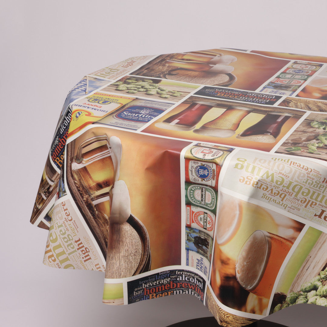 Rund voksdug Ø 138 cm r-lok69-6