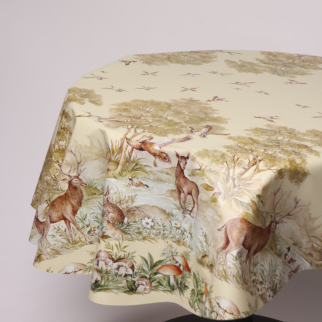 Rund voksdug Ø 138 cm r-lok71-7