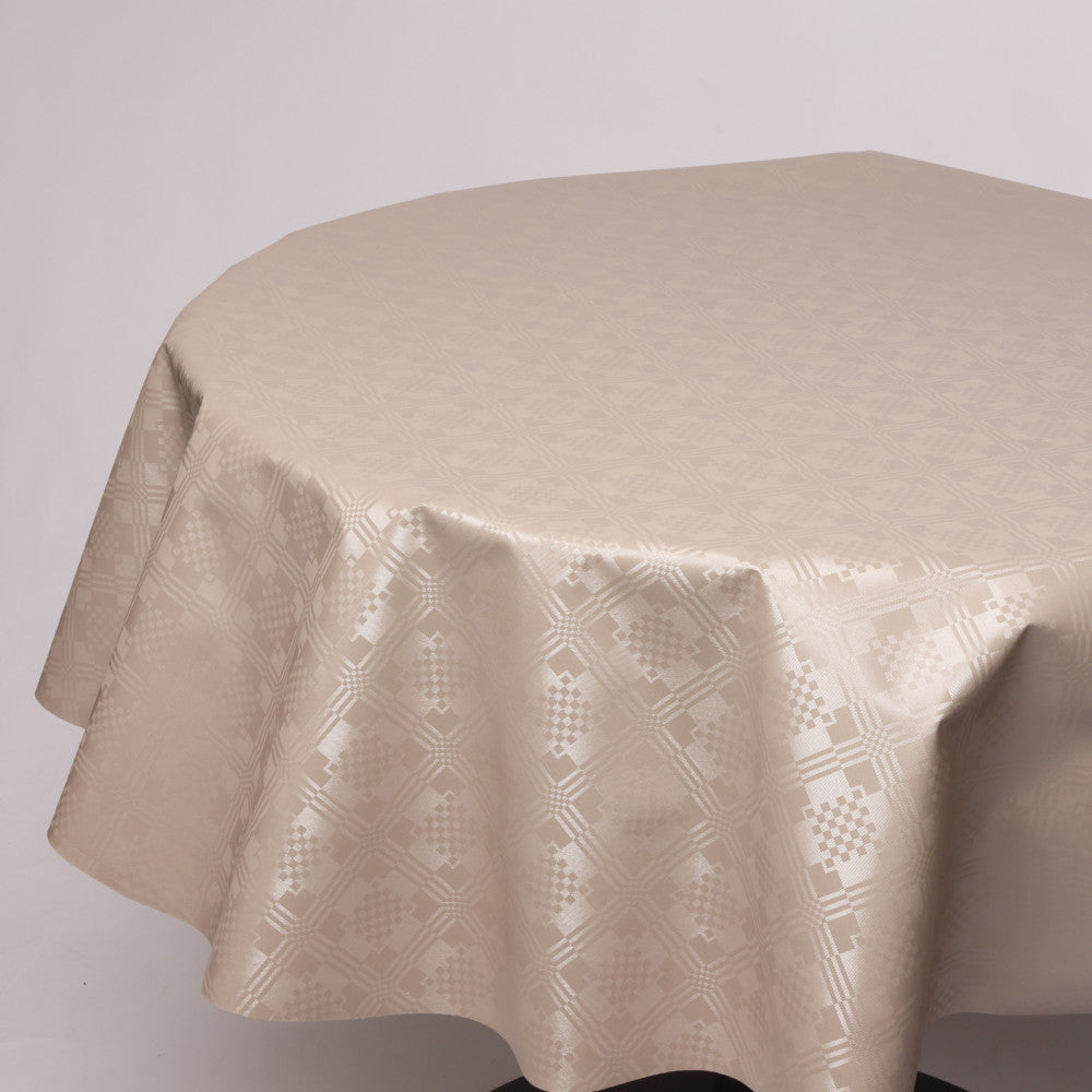 Rund voksdug Ø 138 cm r-lok83-1