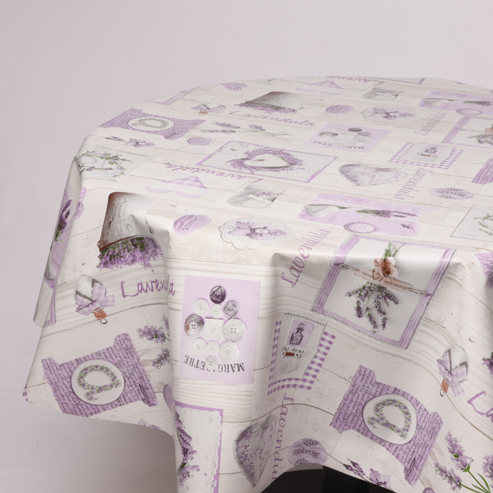 Rund voksdug Ø 138 cm r-lok89-10