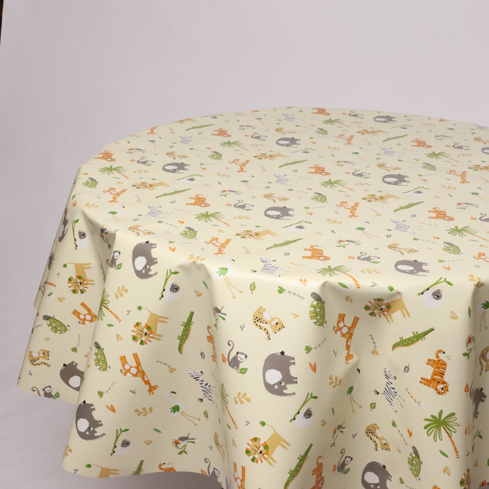 Rund voksdug Ø 138 cm r-lok92-3