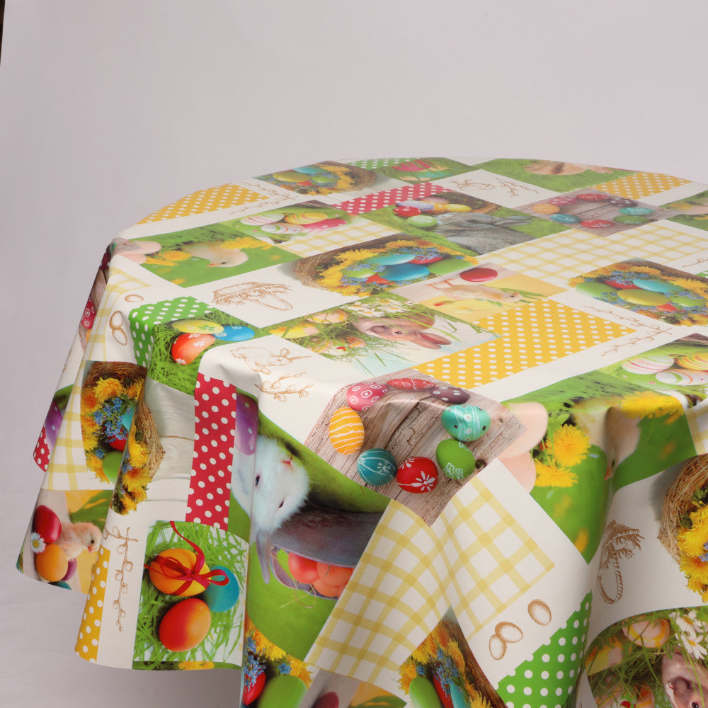 Rund voksdug Ø 138 cm r-lok92-9