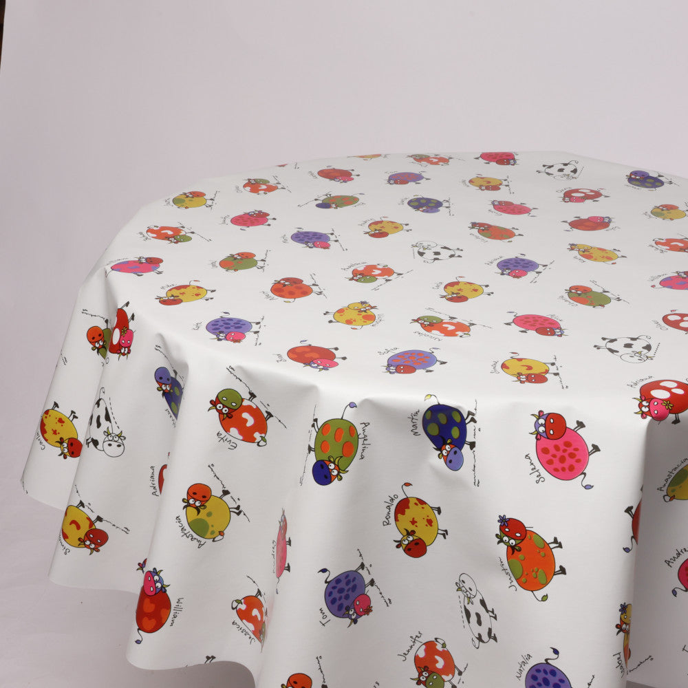 Rund voksdug Ø 138 cm r-lok94-1