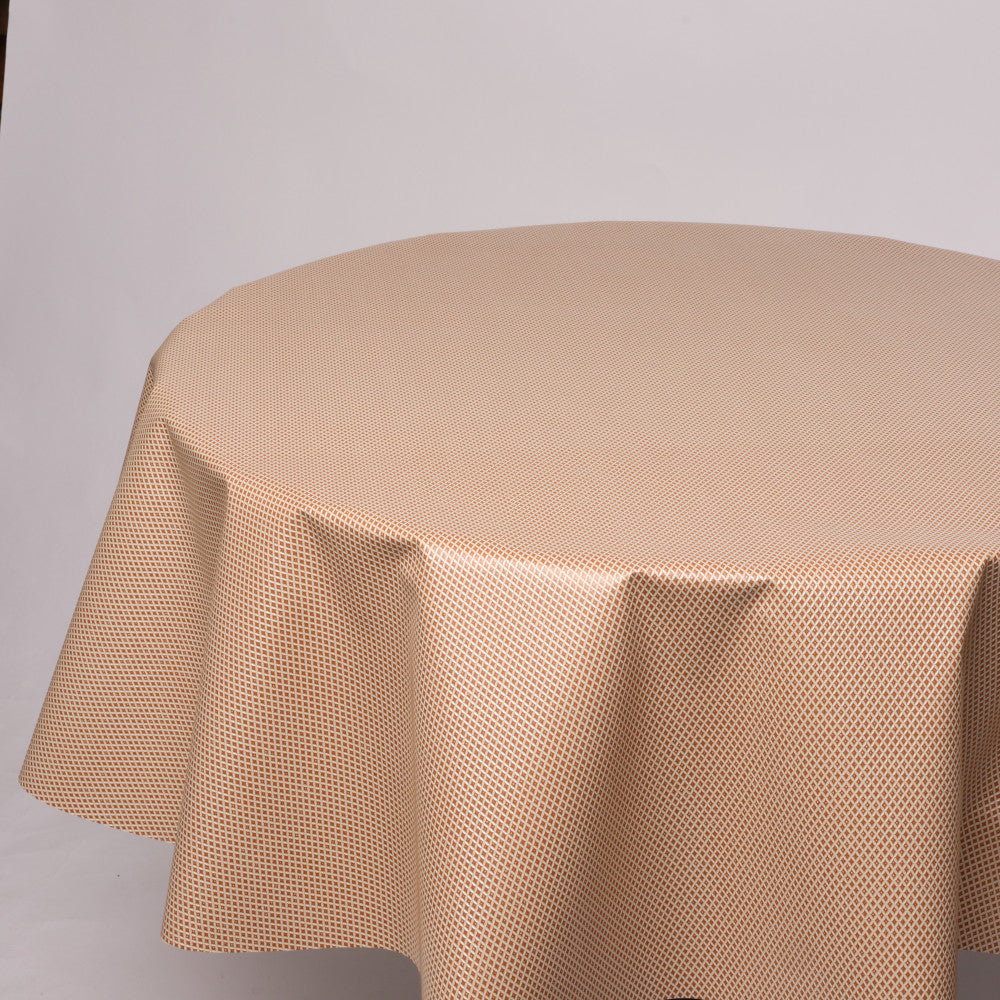 Rund præget voksdug Ø 138 cm r-lok95-6