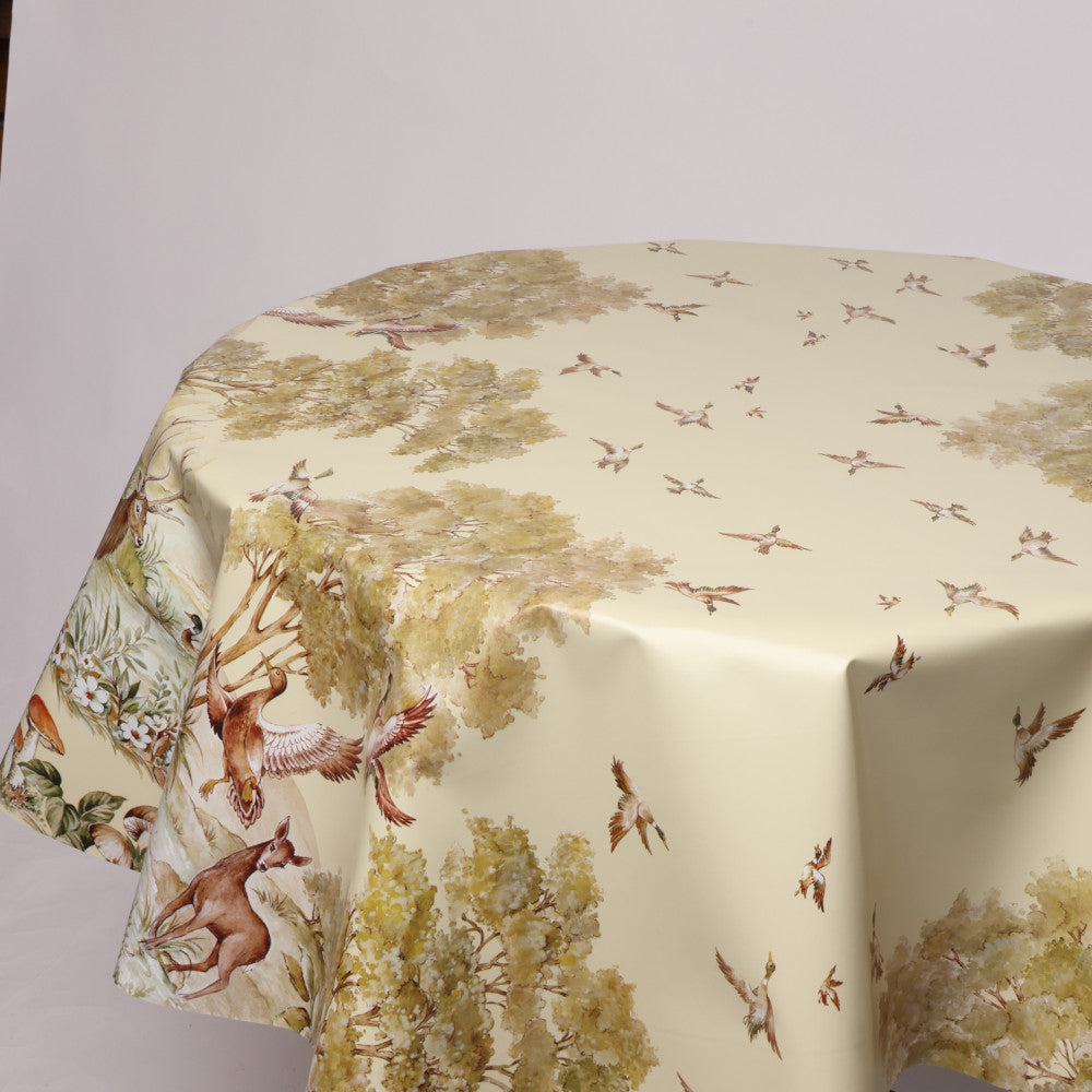 Rund voksdug Ø 138 cm r-lok97-7