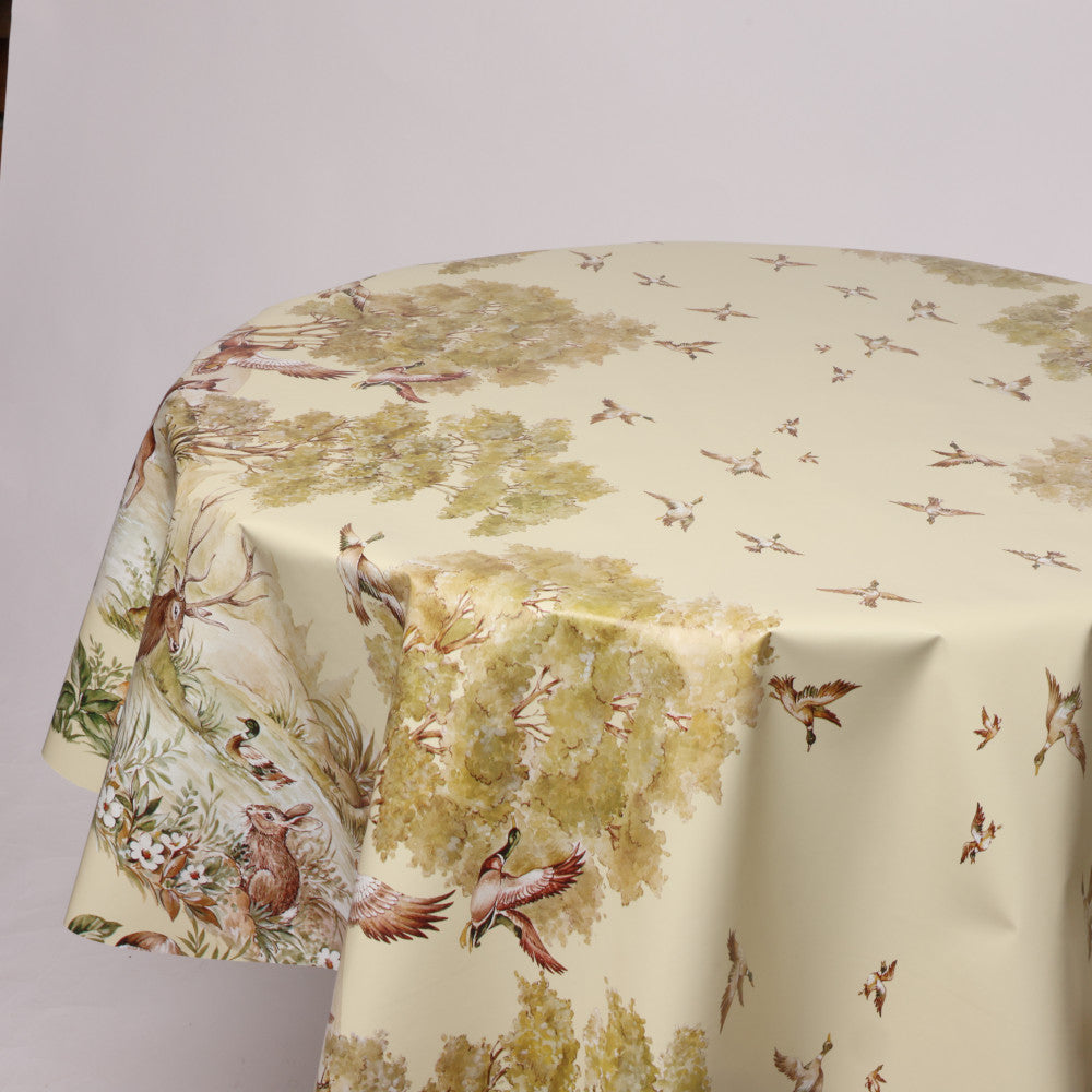 Rund voksdug Ø 138 cm r-lok98-2