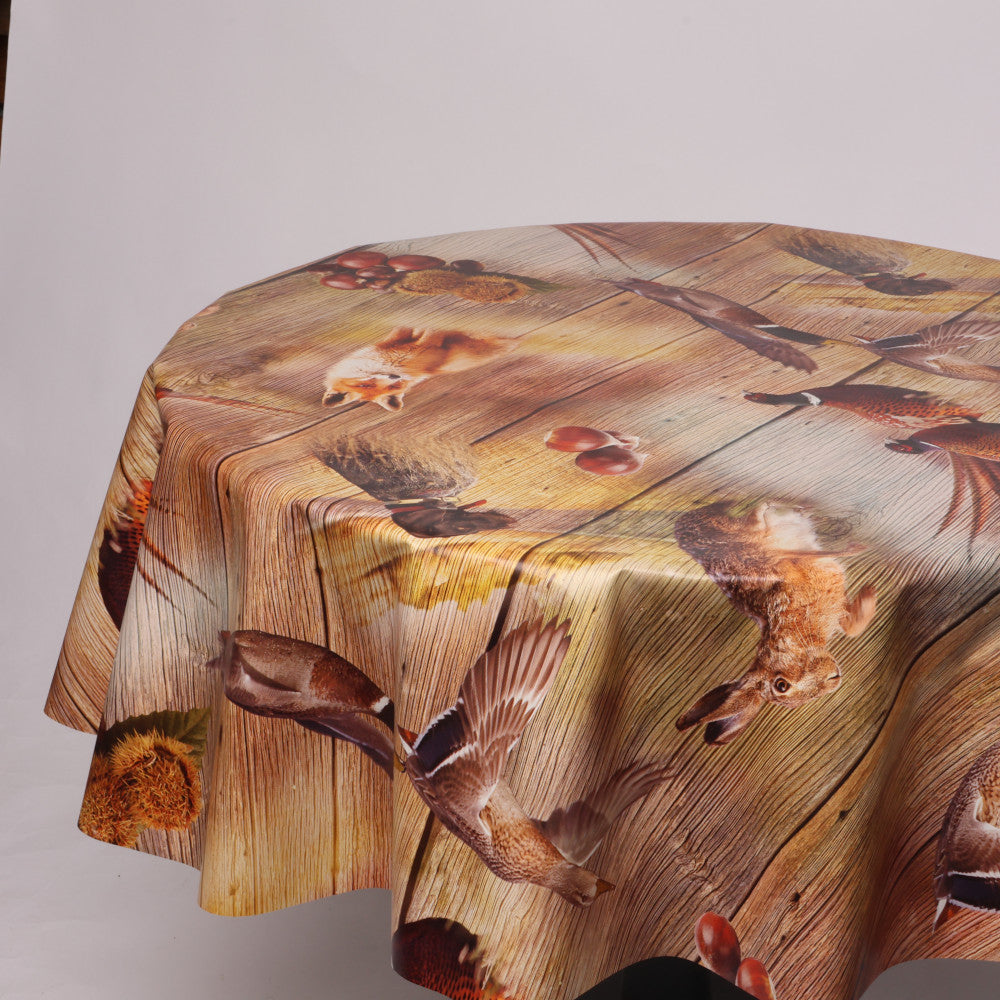 Rund voksdug Ø 138 cm r-lok98-3