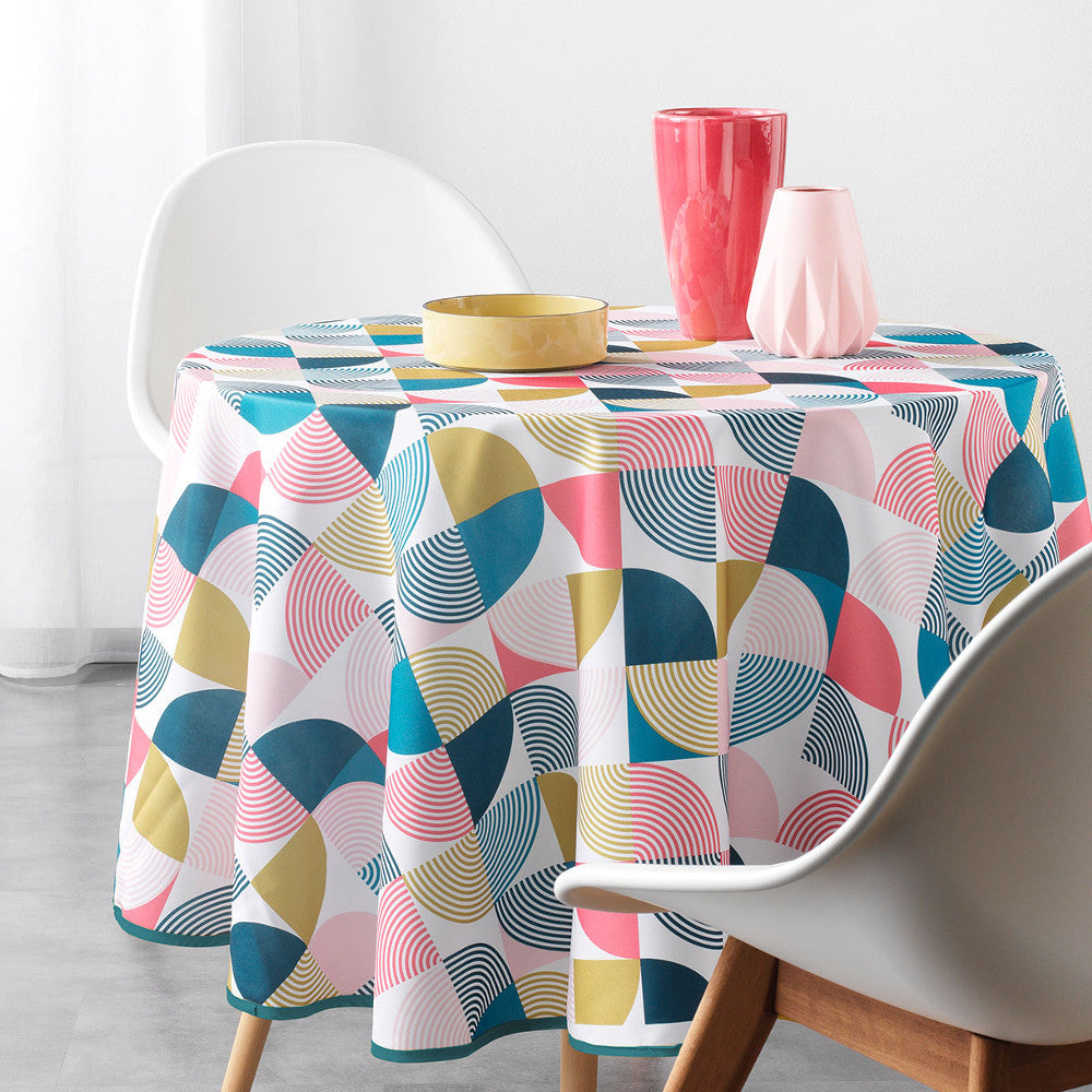 Rythmo Pink Ø 180 cm, rund dug med anti-plet