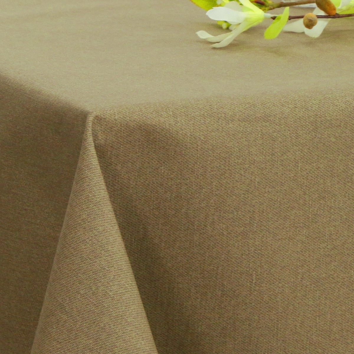 Ensfarvet akryldug sand - Dali 160 cm bred