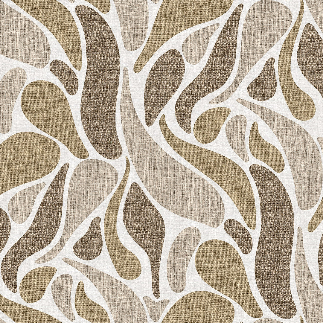 Nærbillede af Sandstrøm voksdug med bølgende former