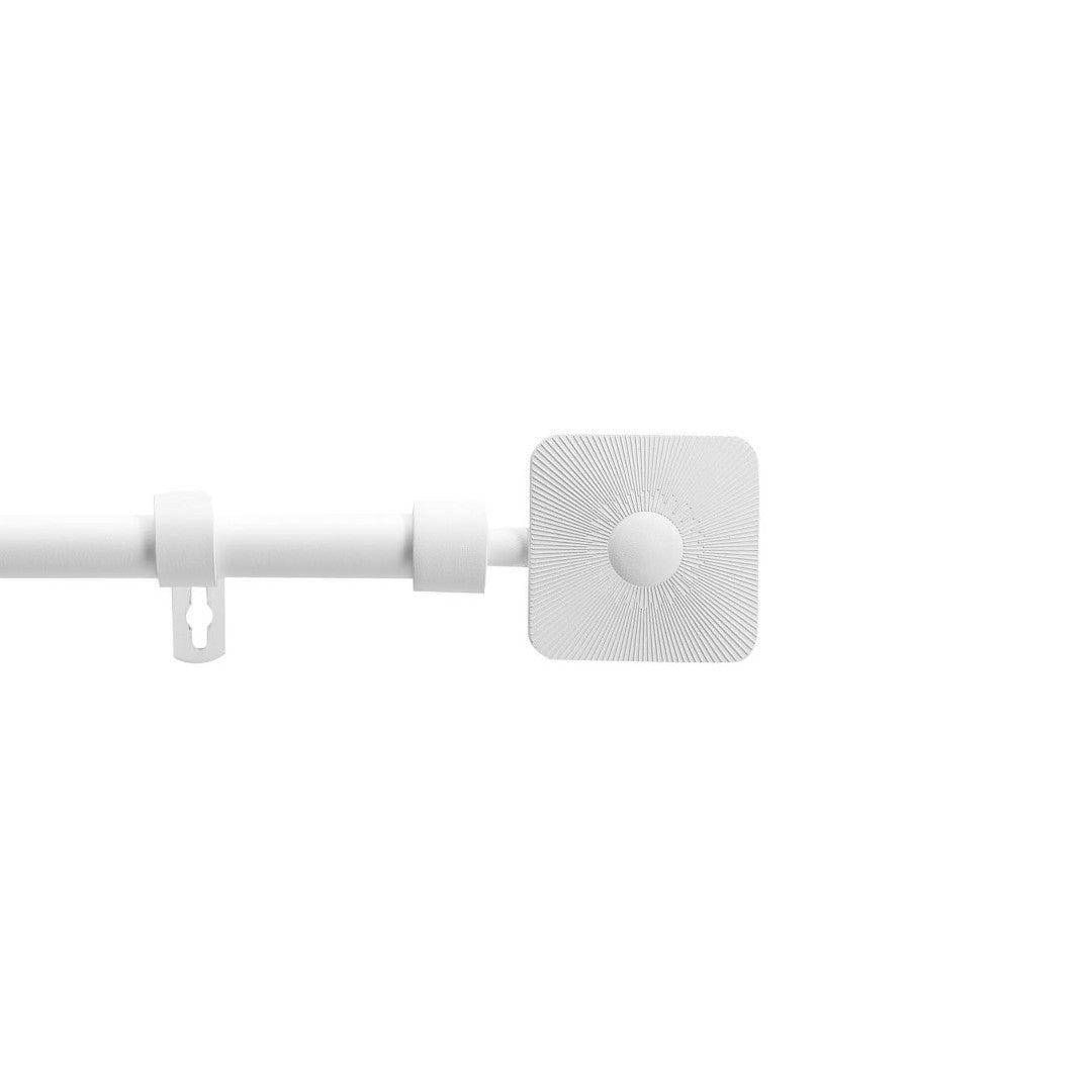 Sarita Hvid – Justerbar Gardinstang 120–210 cm