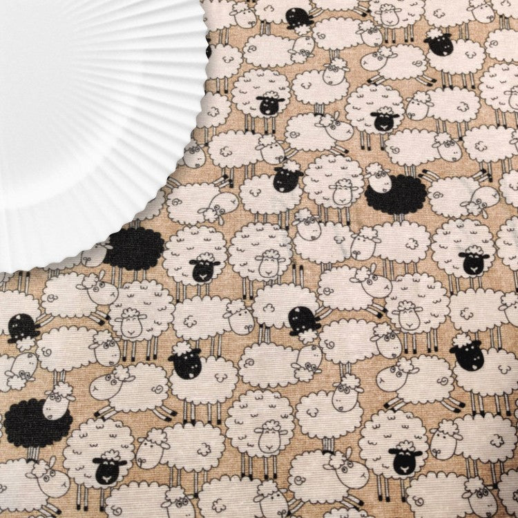 Sheep - Naturfarvet akryldug med søde får