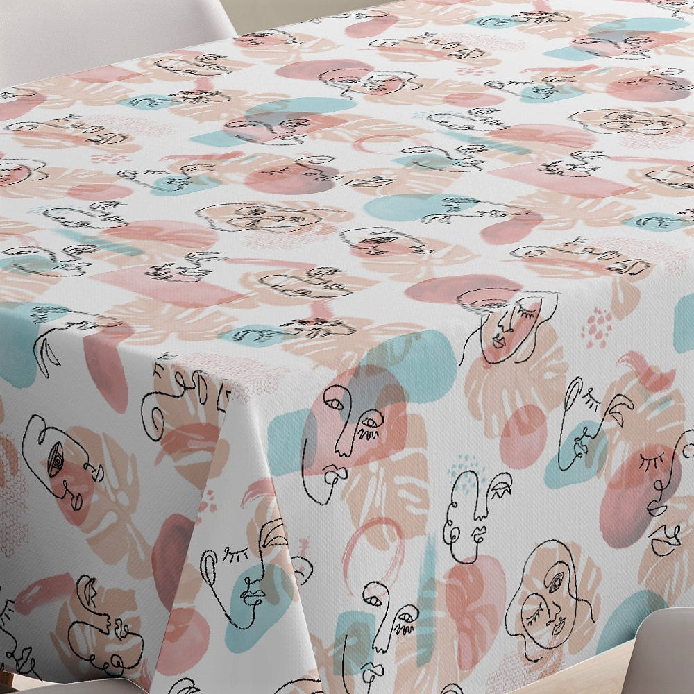 Smil! - Ansigter på voksdug