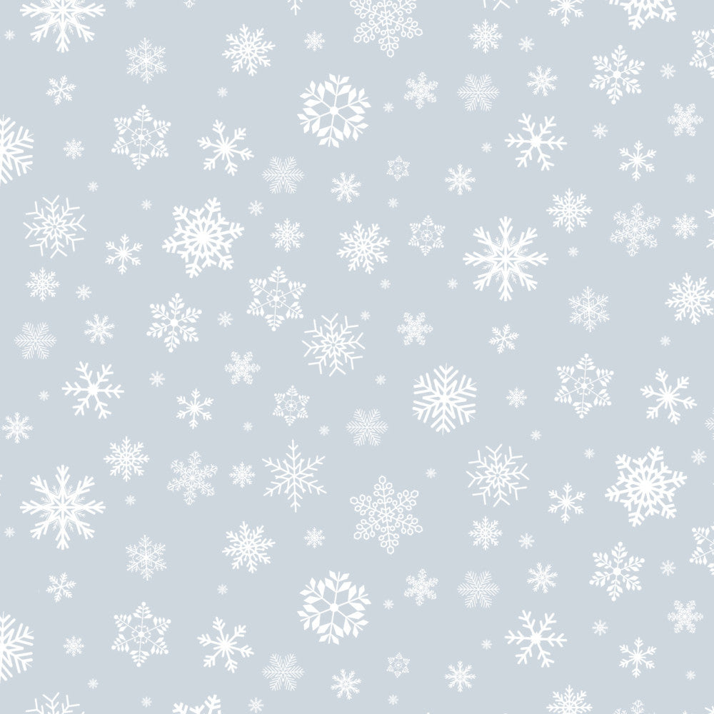 Gennemsigtig julevoksdug - Snow-White på Klar Plast