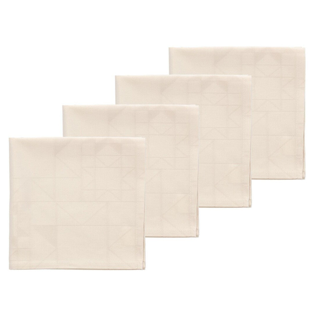 Södahl Star Stofservietter Beige 45 x 45 cm - 4 stk.