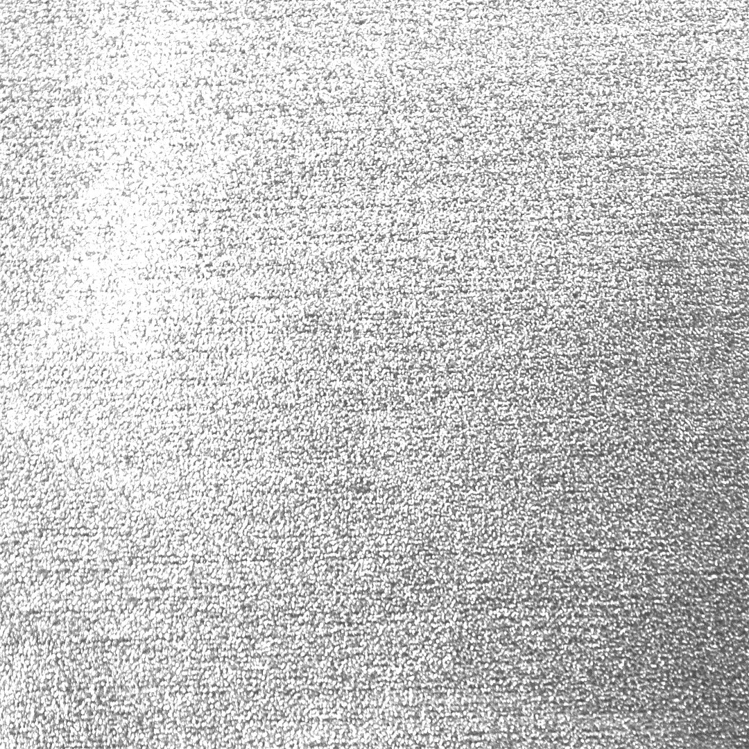 Nærbillede af Sølvglans julevoksdug med metallisk sølveffekt