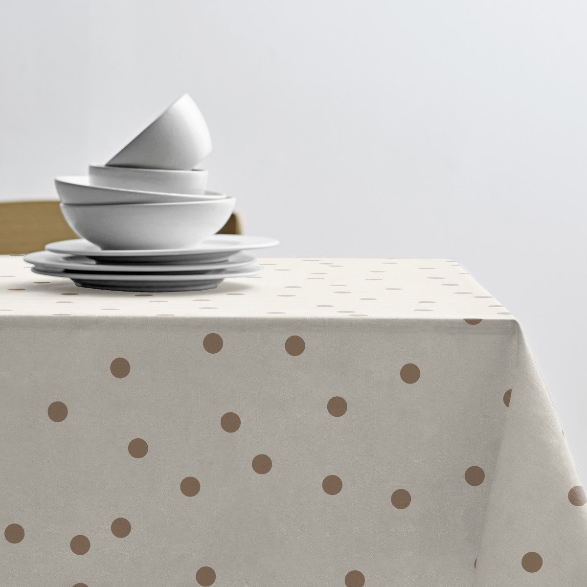 Solaris Warm Taupe - Sødahl akryldug med antiskrid