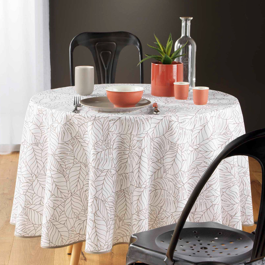 Solea - Ø 180 cm, rund dug med anti-plet