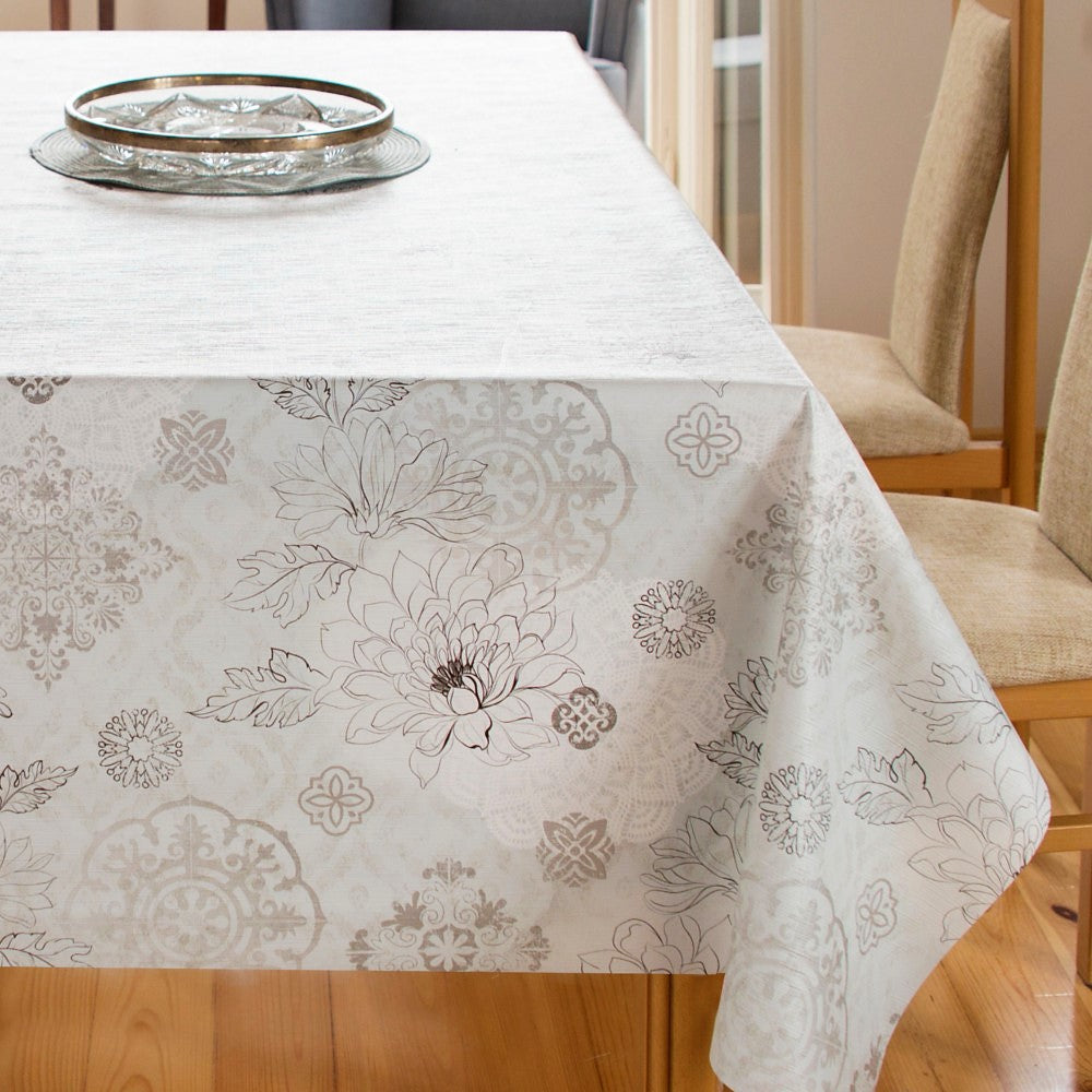 Voksdug - Skønne stregblomster i lyse farver