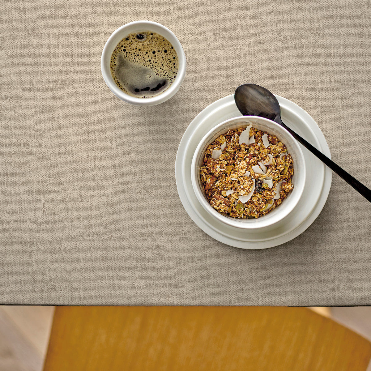 Structure Natur - Sødahl akryldug i høelook og med antiskrid