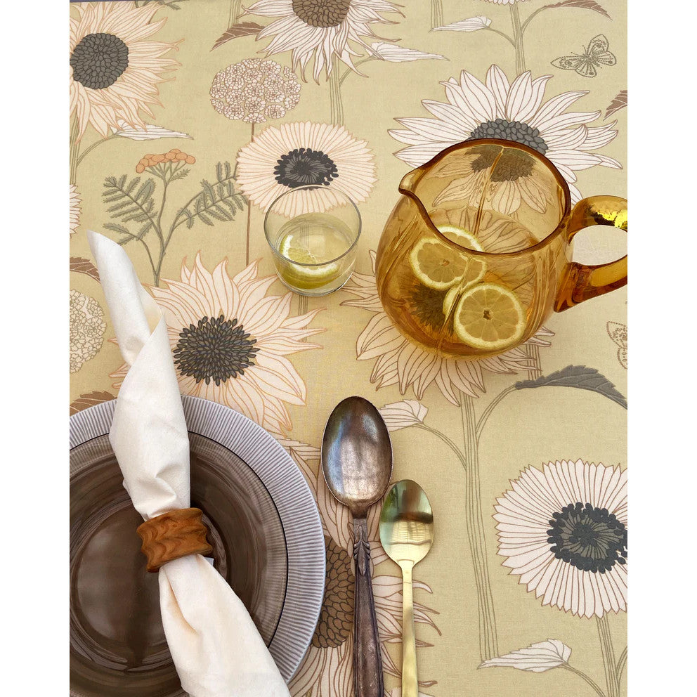 Sunflower Sense - Notes by Susanne Schjerning - akryldug med antiskrid