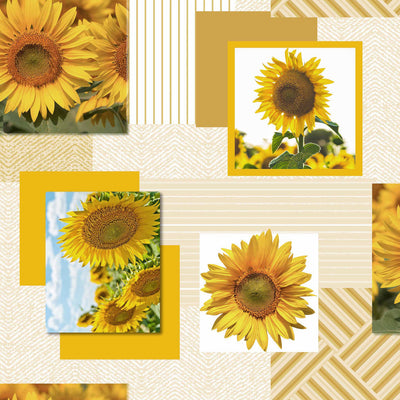 Sunflower - Sommer voksdug med solsikker
