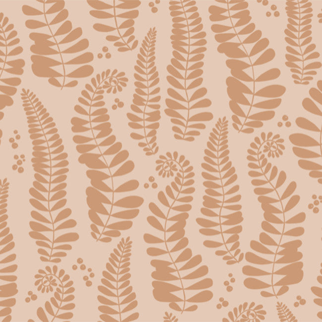 Fern Sweet Almond - Notes by Susanne Schjerning - akryldug med antiskrid