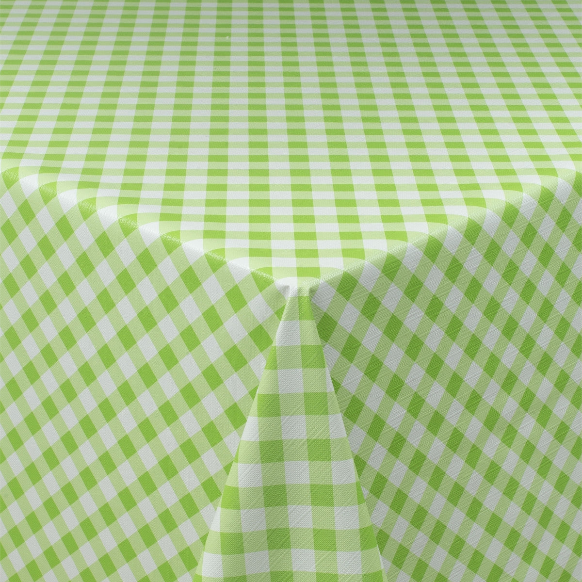 Tern Struktur Grøn/hvid, voksdug med tern og let præget overflade