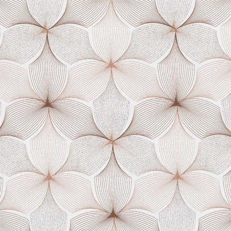 Textilia Glitter, Vanita - Lys voksdug med grafisk mønster