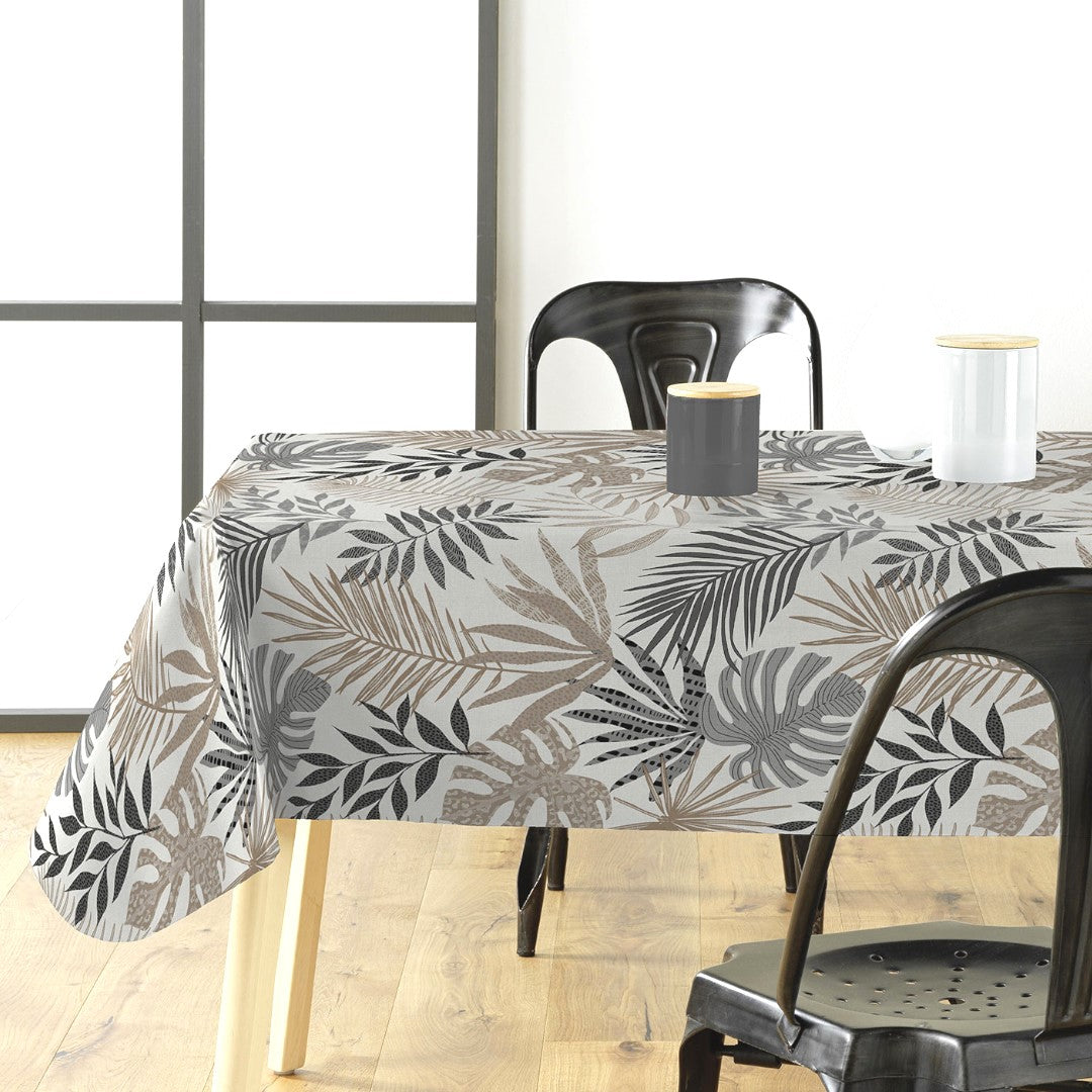 Gardenia voksdug med tropiske blade på bord