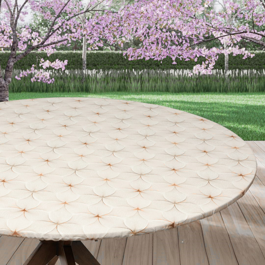 Textilia Glitter Vanita - Rund voksdug med elastik