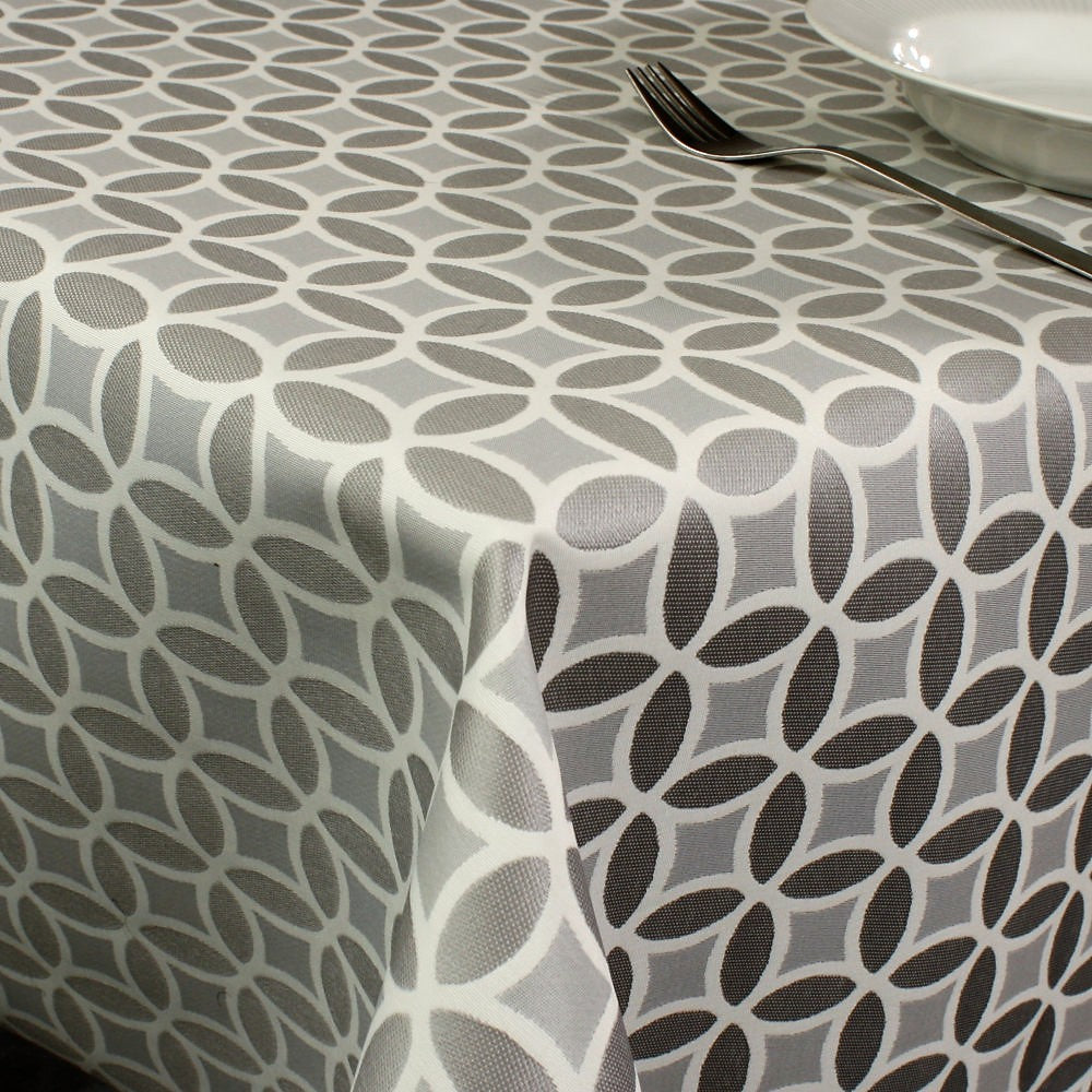 Trama - Akryldug med flot gråt mønster - 140 cm bred