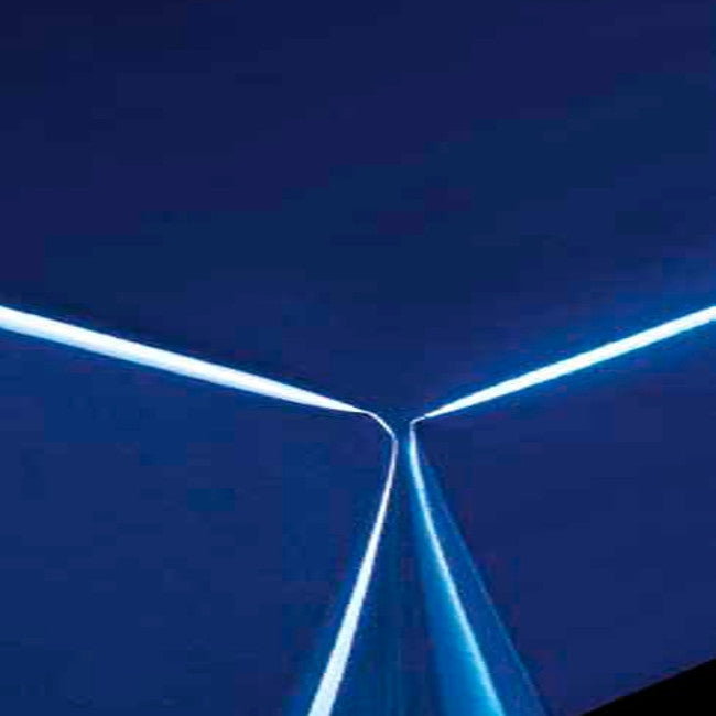 Trend Lack - Ensfarvet helblank voksdug - Blå