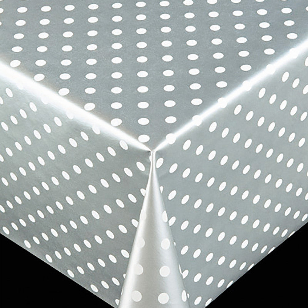 Trend Polka Grey - pvc fri voksdug