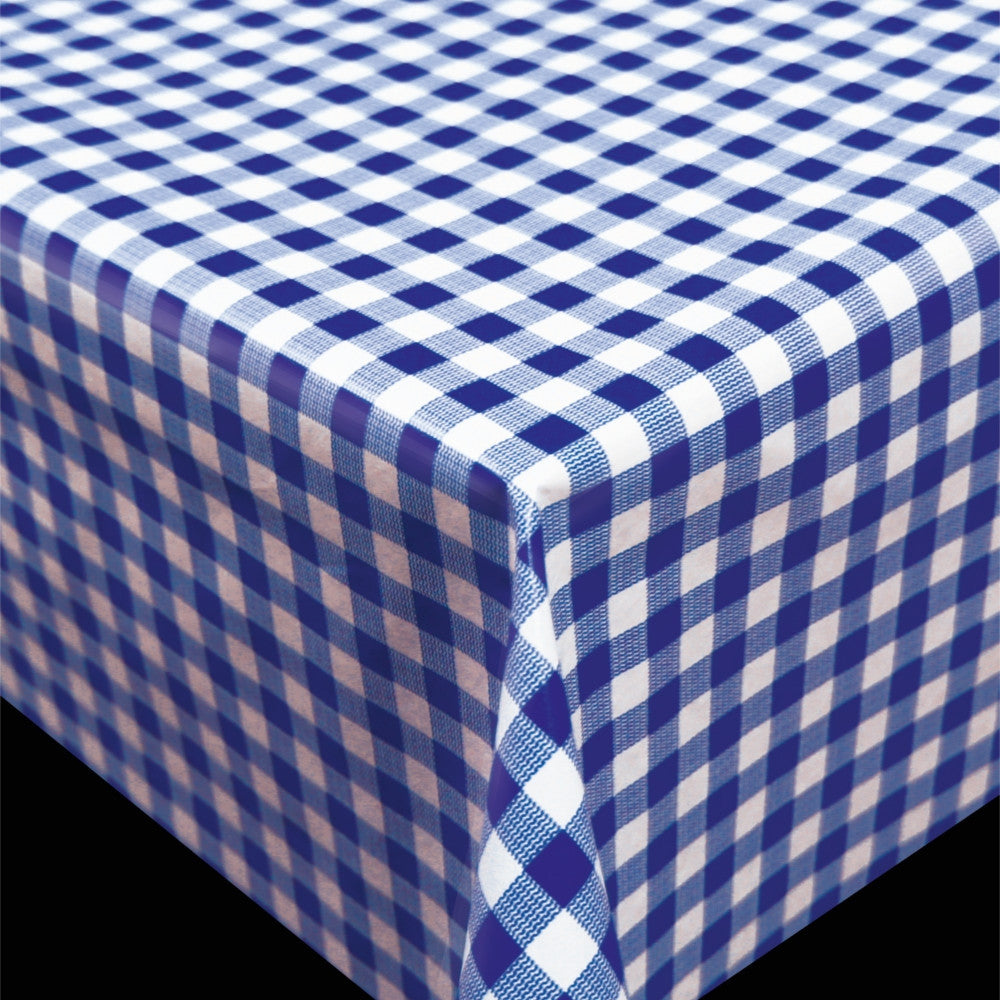 Trend Little Square Blue - blå og hvid ternet pvc fri voksdug