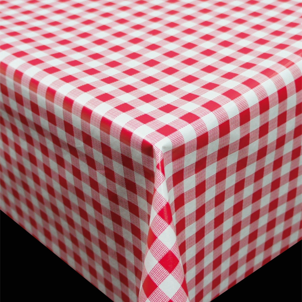 Trend Little Square Red - rød og hvid ternet pvc fri voksdug