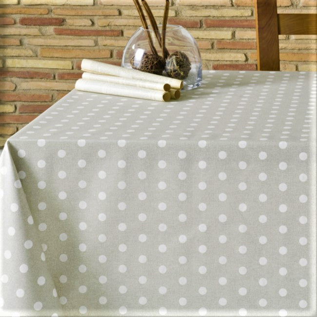 Van Gogh Blanco akryldug med prikker og effektiv antiplet behandling, 180 cm