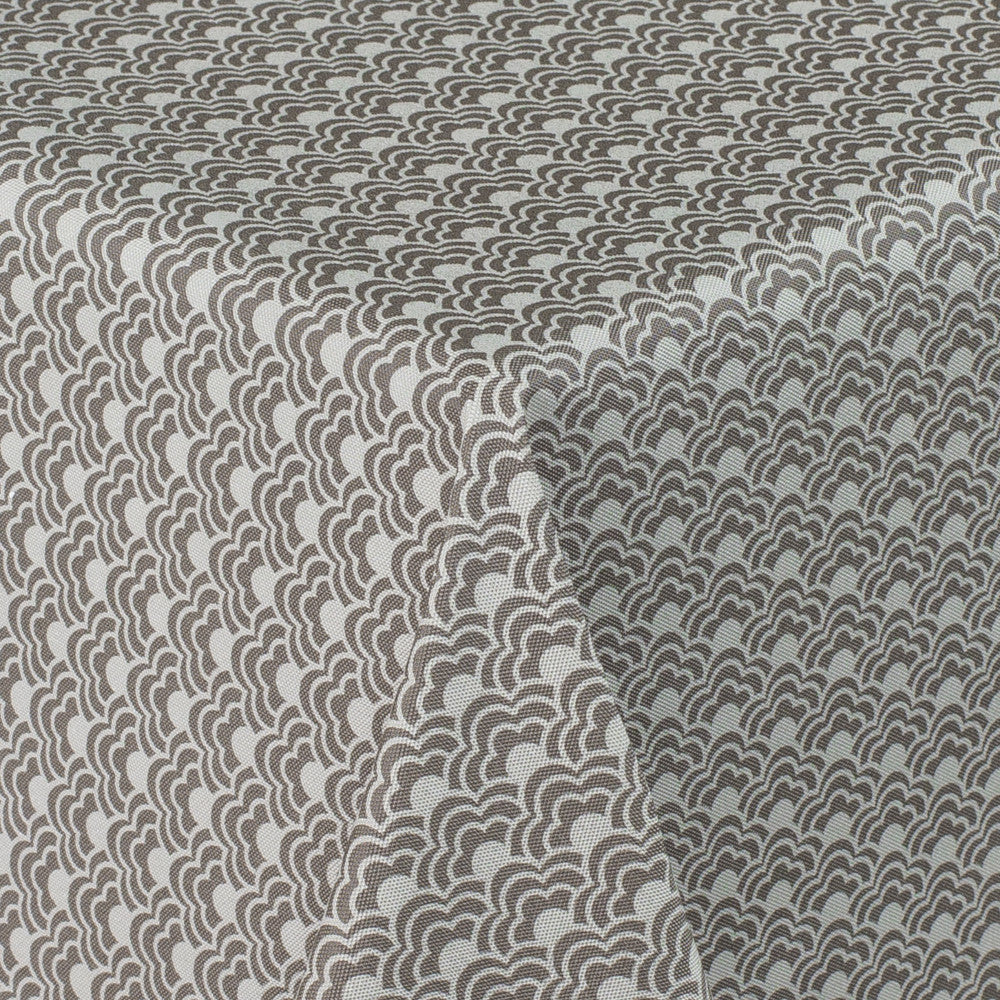 Velvet Sky Grå - Voksdug med flot grafisk mønster